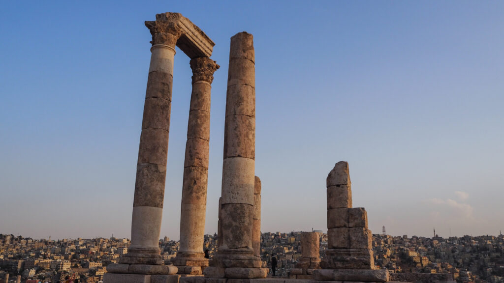 Temple d'Hercules - La Citadelle d'Amman - Voyage en Jordanie avec les enfants - La Famille nomade