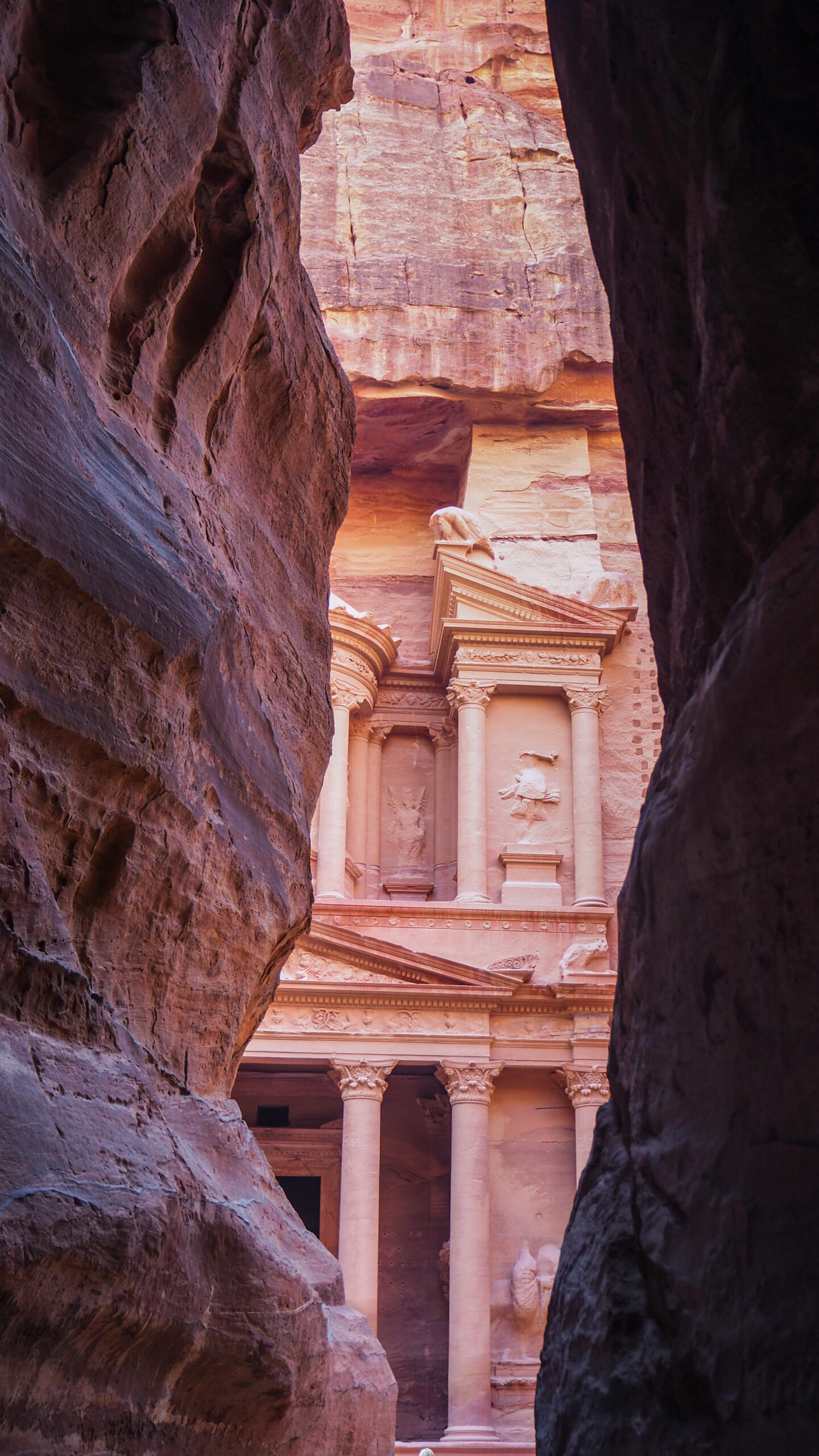 Petra - Al Khazneh - le trésor - Jordanie - voyage en famille avec enfants - La Famille nomade